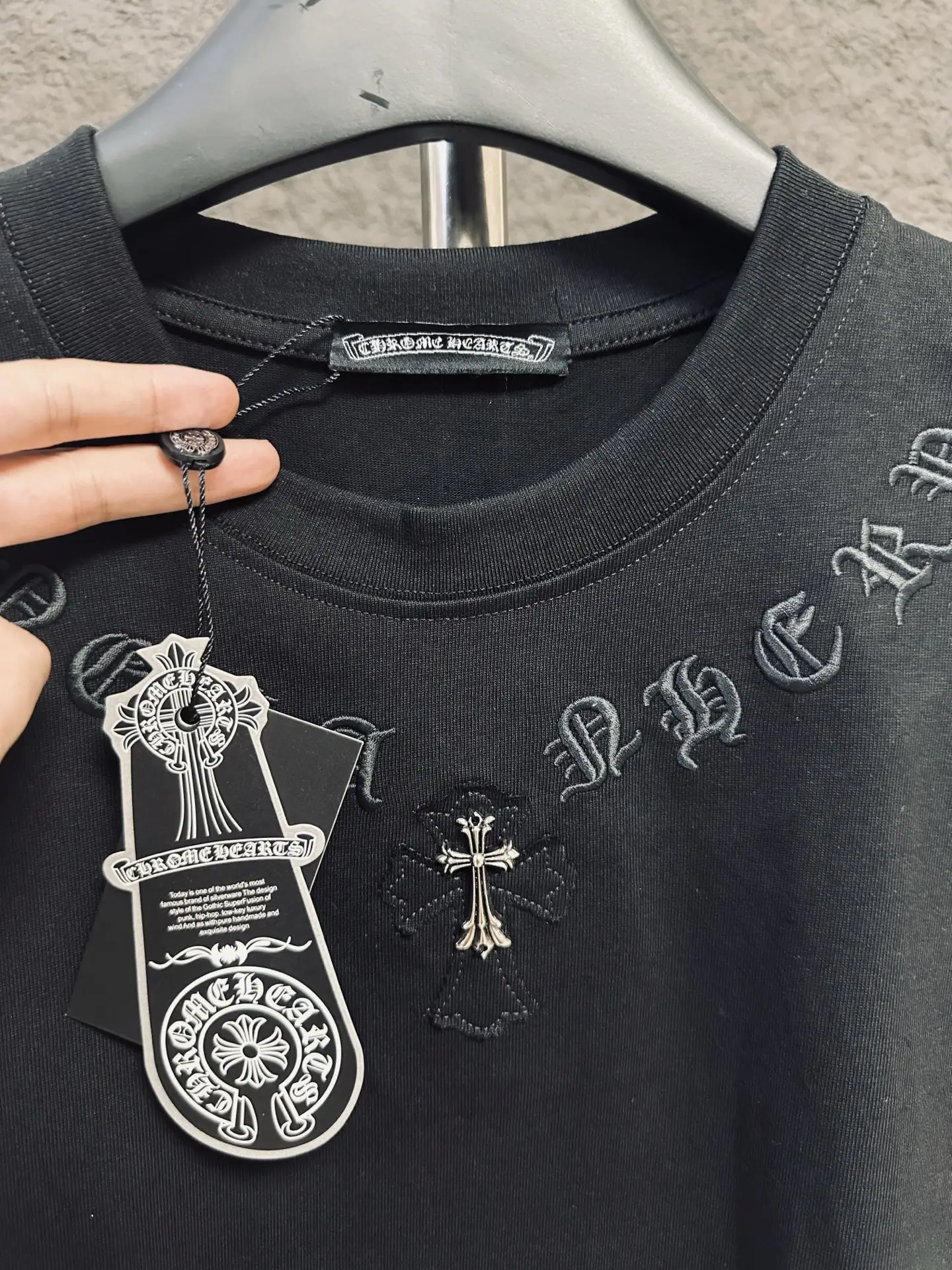 Logo-Embroidered Cotton T-Shirt D6815440 — view 6