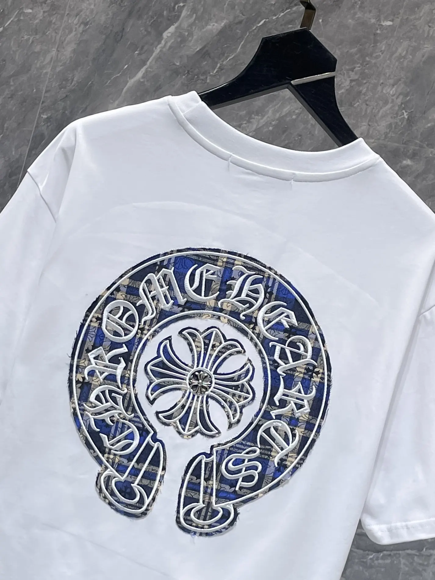 Horseshoe Logo Appliqué Cotton T-Shirt D11511615 — view 6