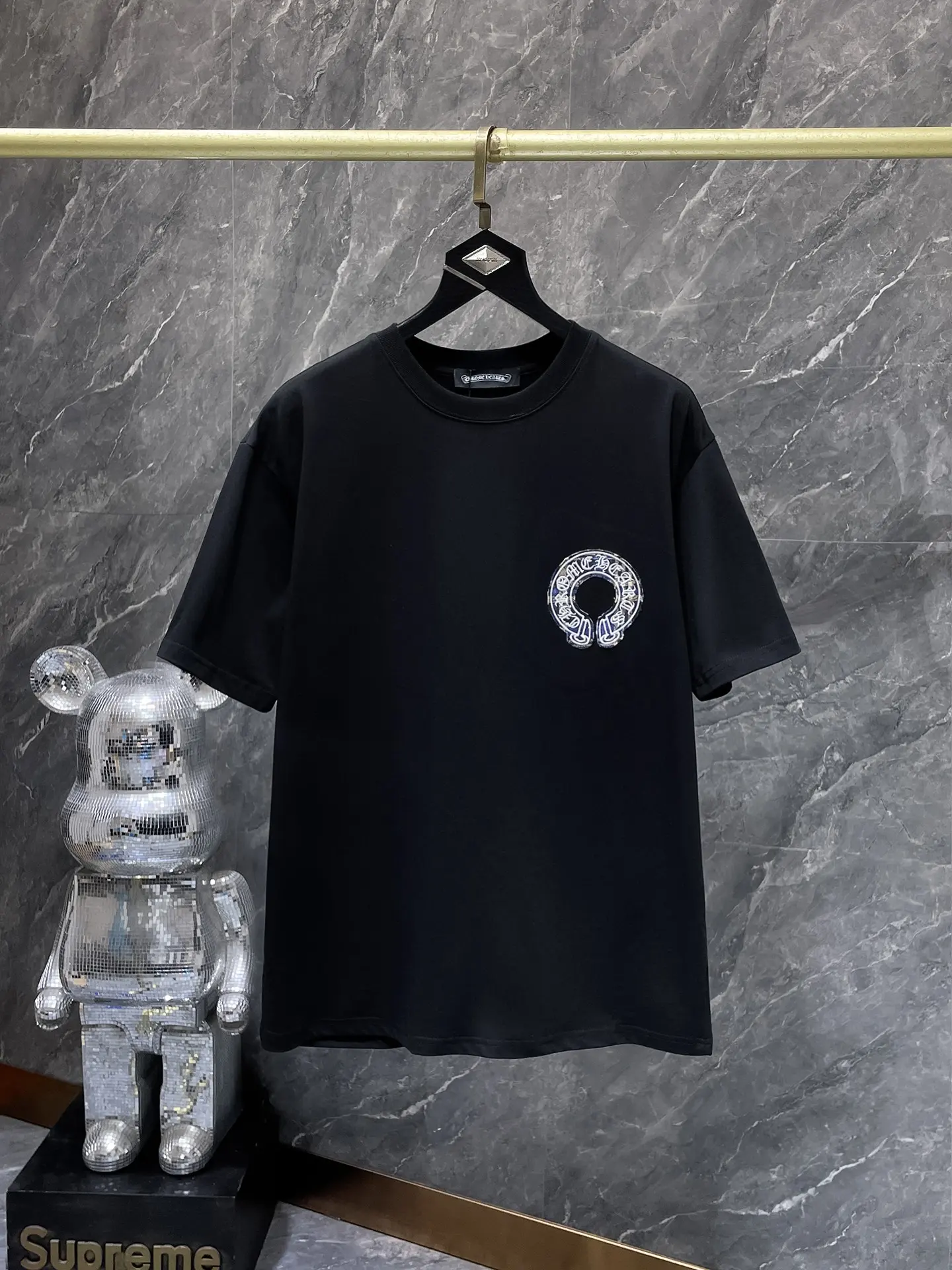 Horseshoe Logo Appliqué Cotton T-Shirt D6515451 — view 2
