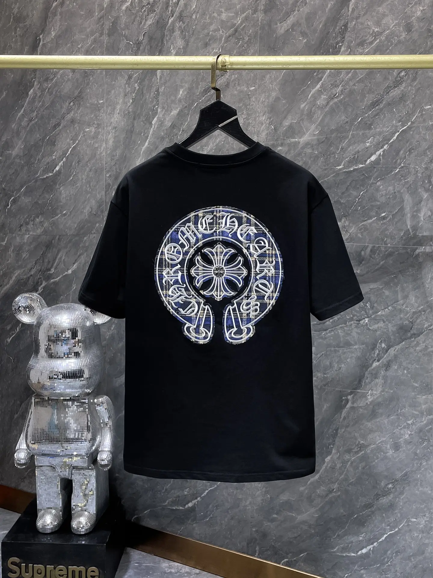 Horseshoe Logo Appliqué Cotton T-Shirt D6515451 — view 3