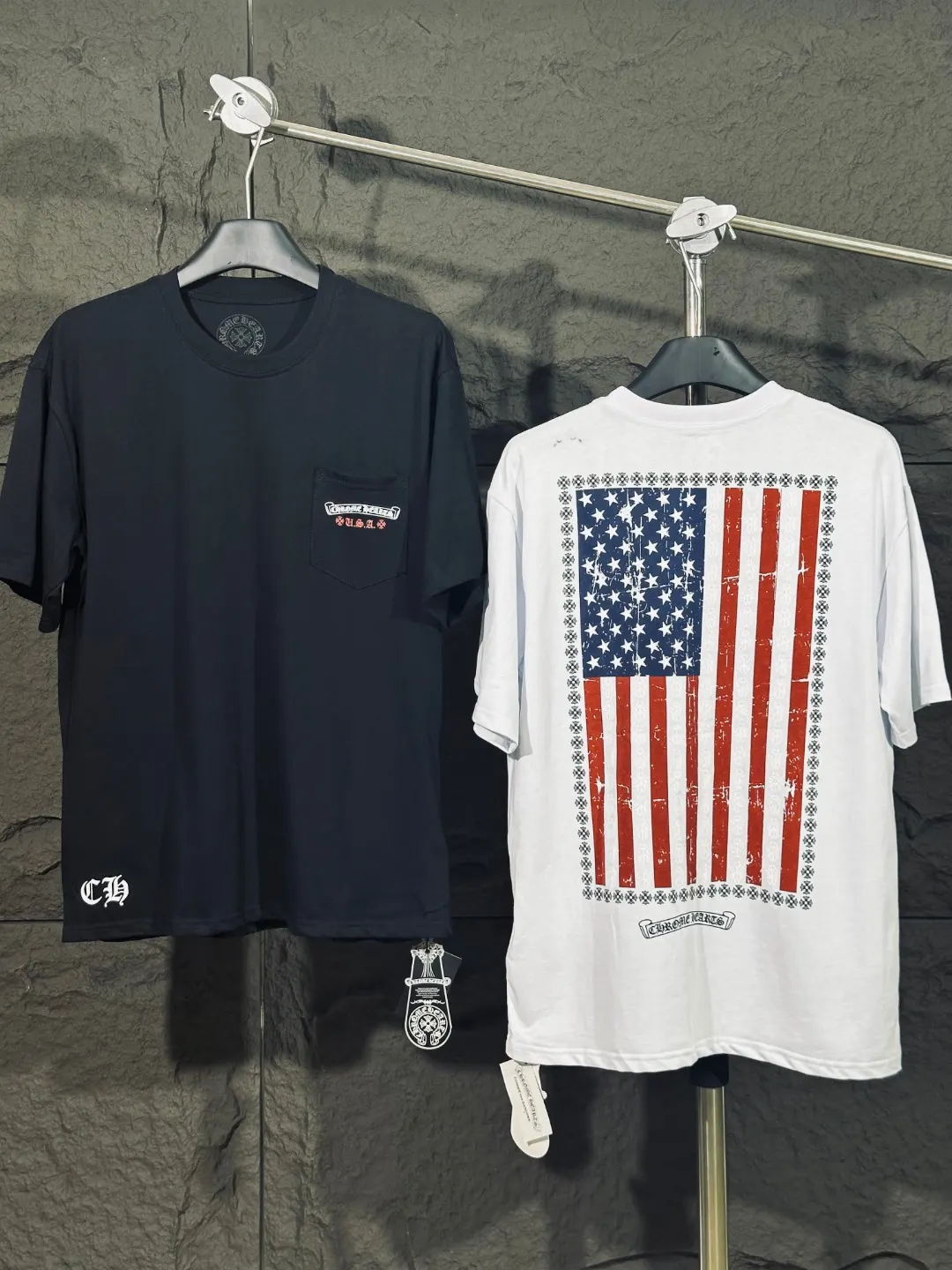 USA Flag Graphic Pocket T-Shirt D9811608