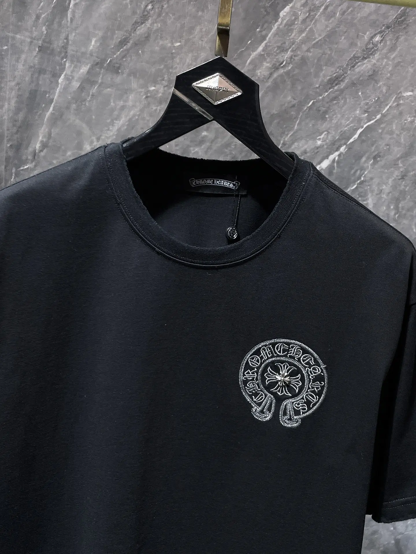 Embroidered Logo Cotton T-Shirt D6815411 — view 4