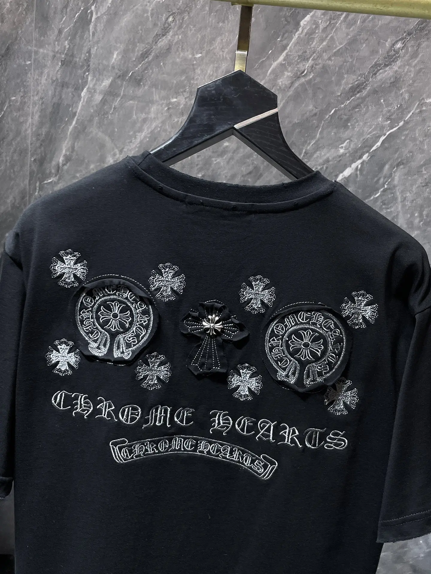 Embroidered Logo Cotton T-Shirt D6815411 — view 6