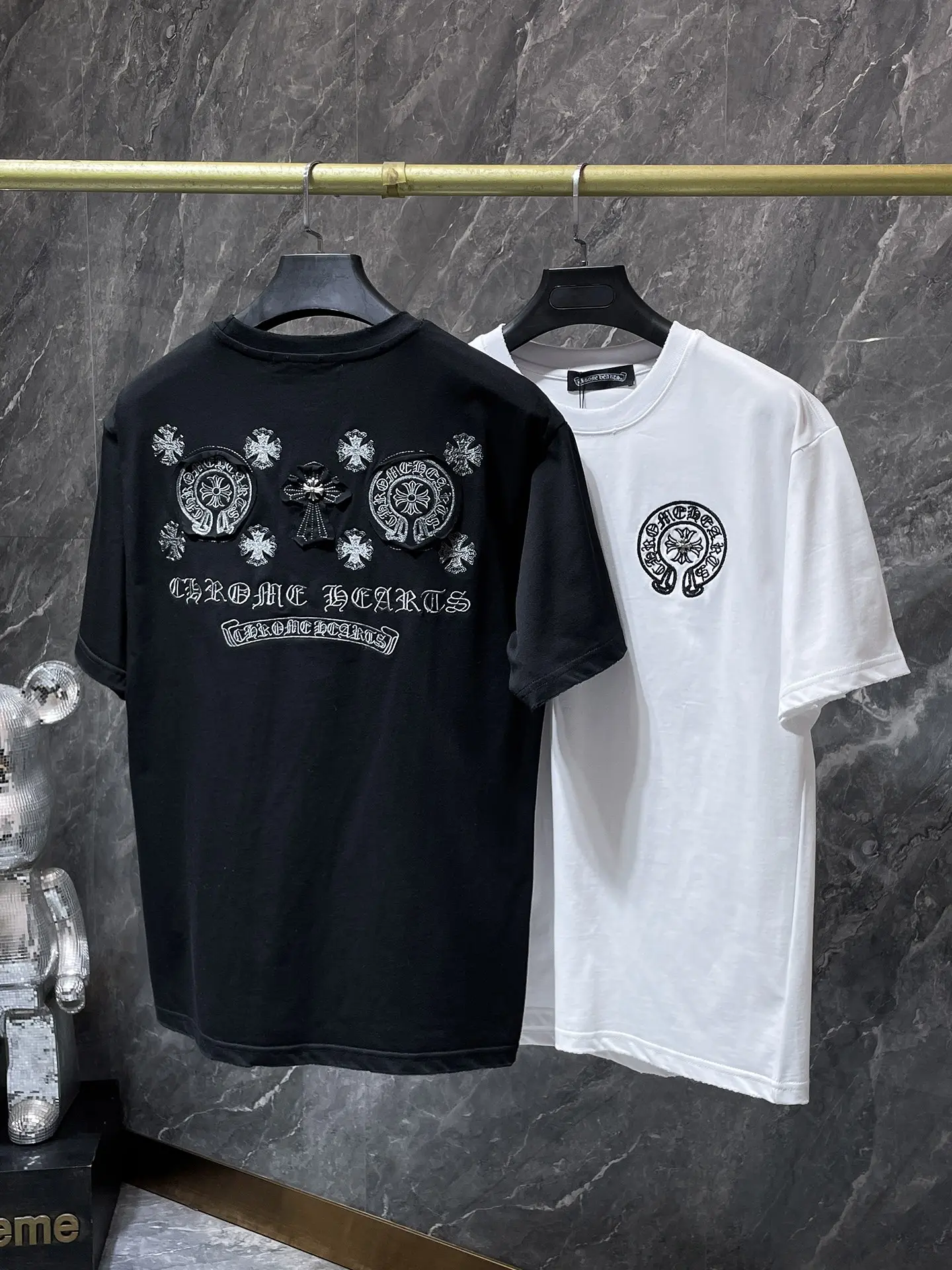 Embroidered Logo Cotton T-Shirt D6815411 — view 9