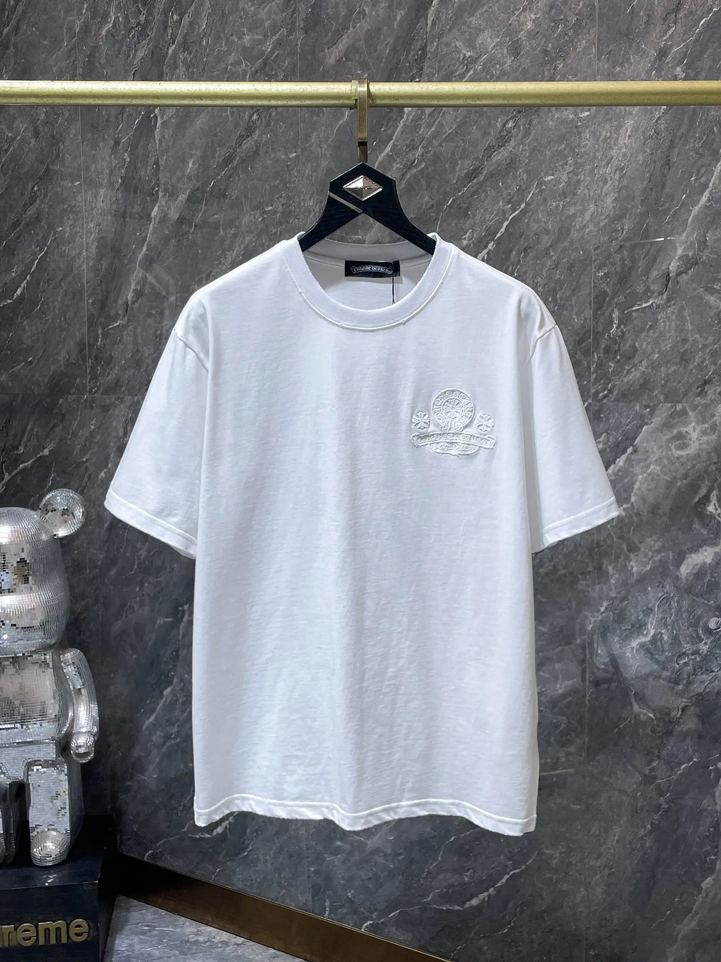 Embroidered Logo Cotton T-Shirt D6815408