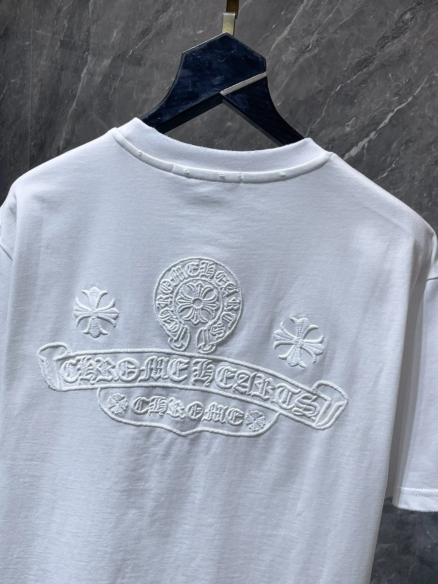 Embroidered Logo Cotton T-Shirt D6815408 — view 6