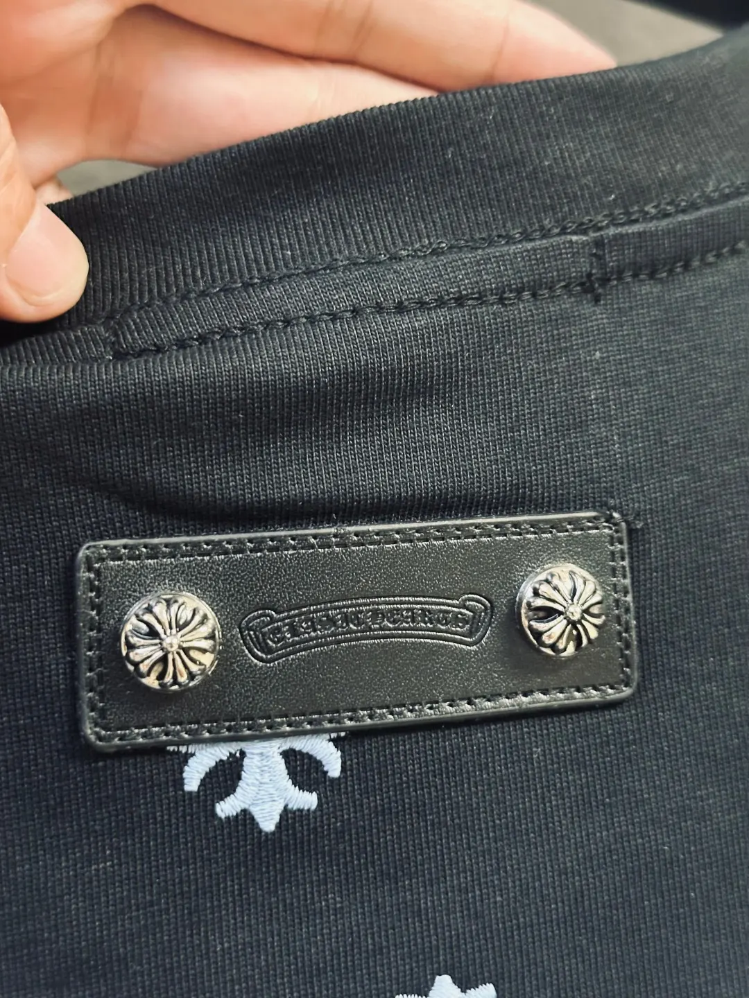 Embroidered Horseshoe Logo Cotton T-Shirt D7815441 — view 6