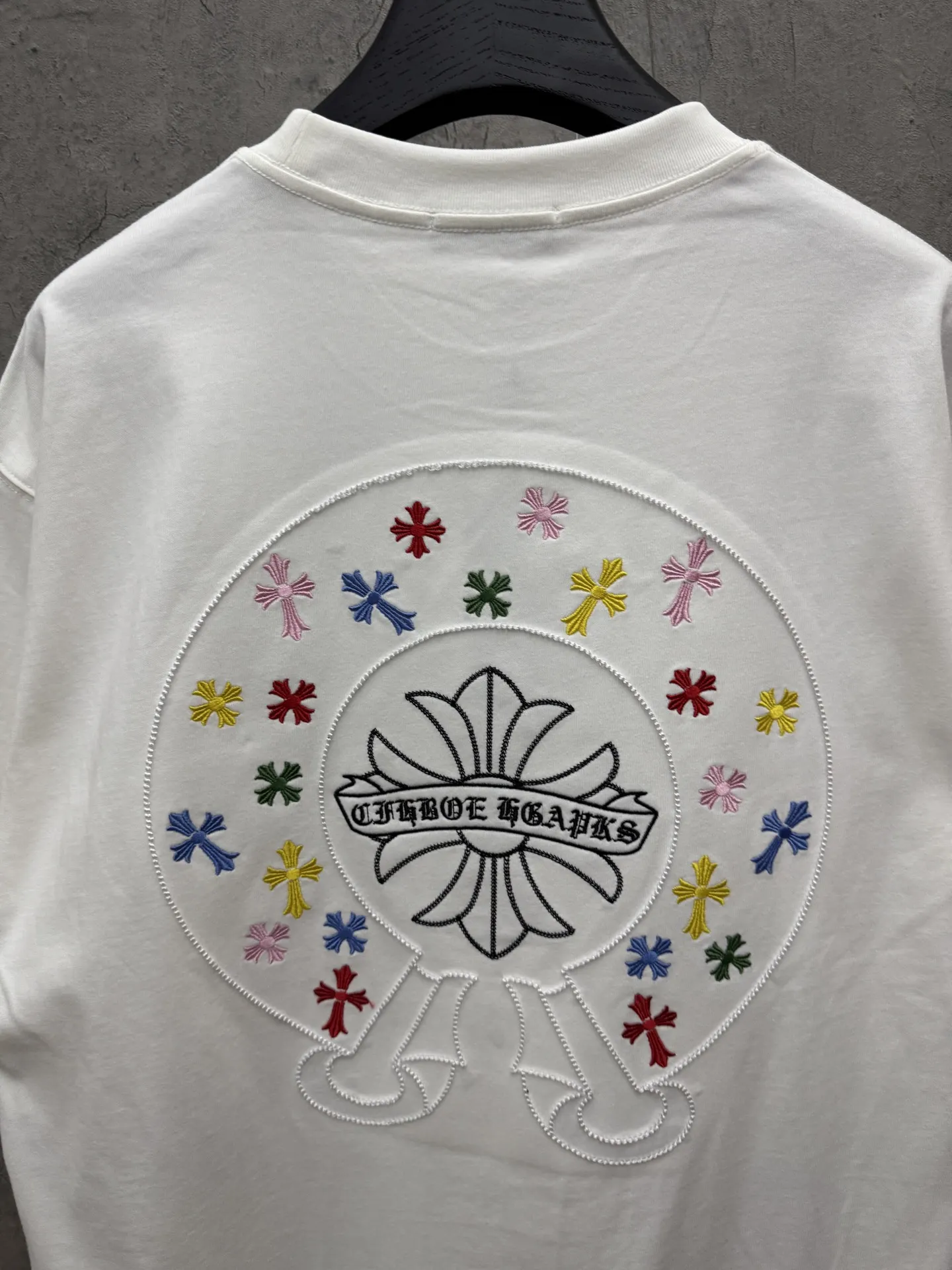 Embroidered Logo Cotton T-Shirt D6815419 — view 7