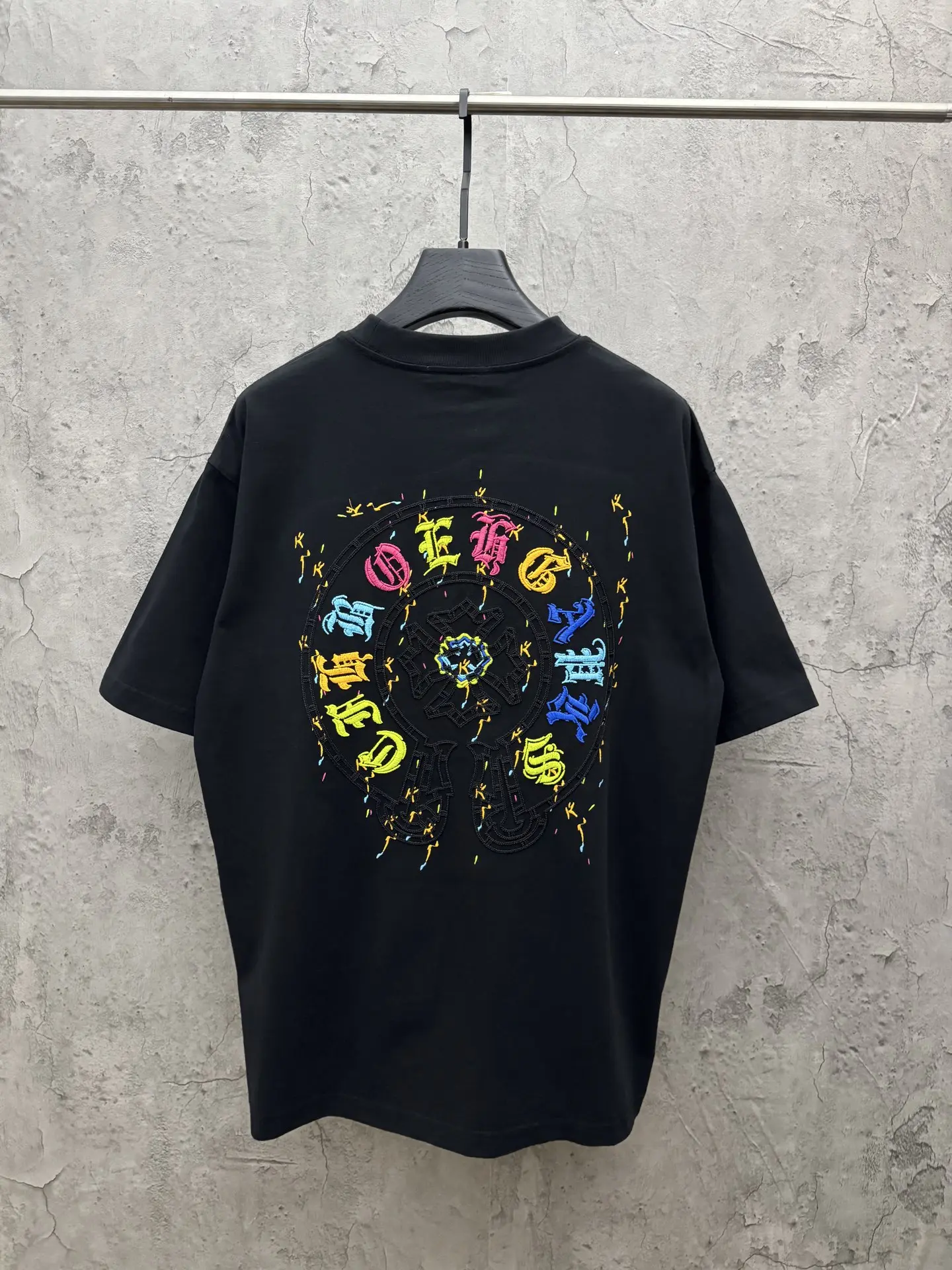 Embroidered Horseshoe Logo Cotton T-Shirt D7815417 — view 2