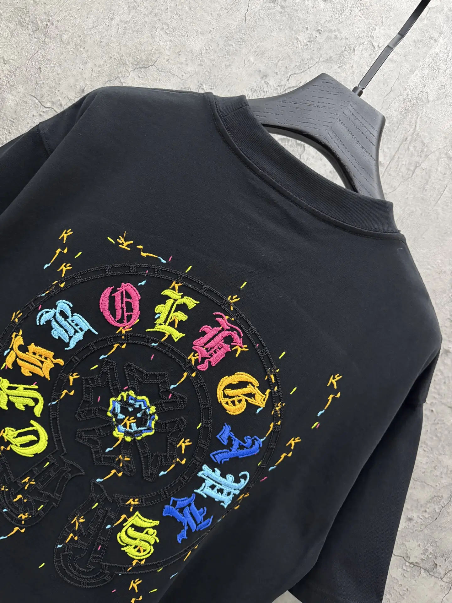 Embroidered Horseshoe Logo Cotton T-Shirt D7815417 — view 4
