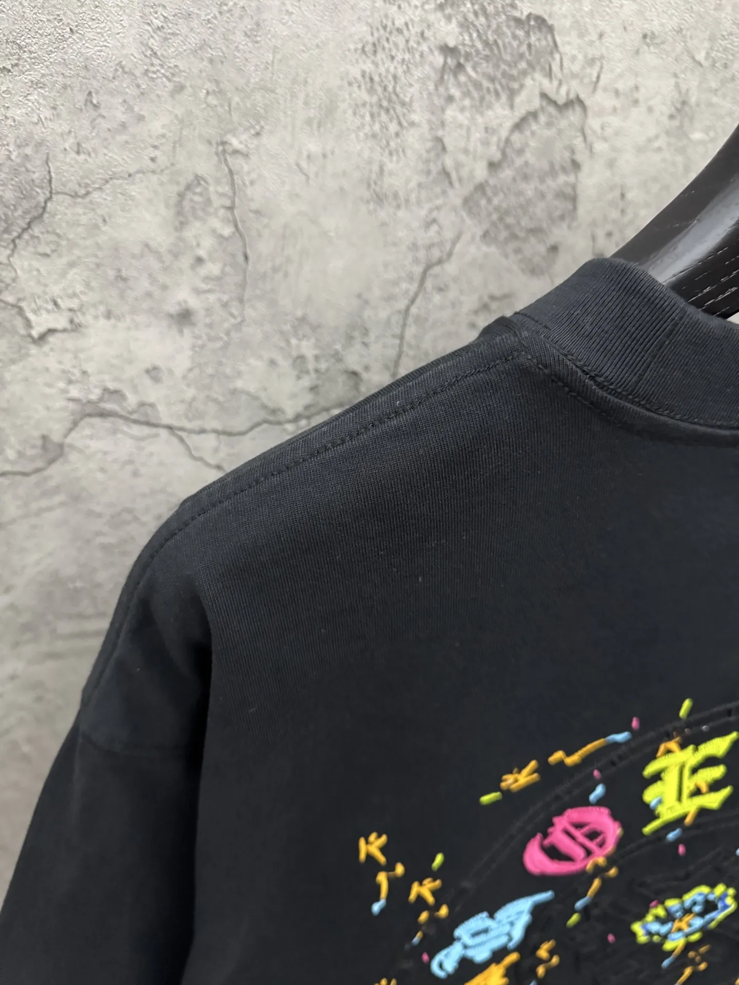 Embroidered Horseshoe Logo Cotton T-Shirt D7815417 — view 9