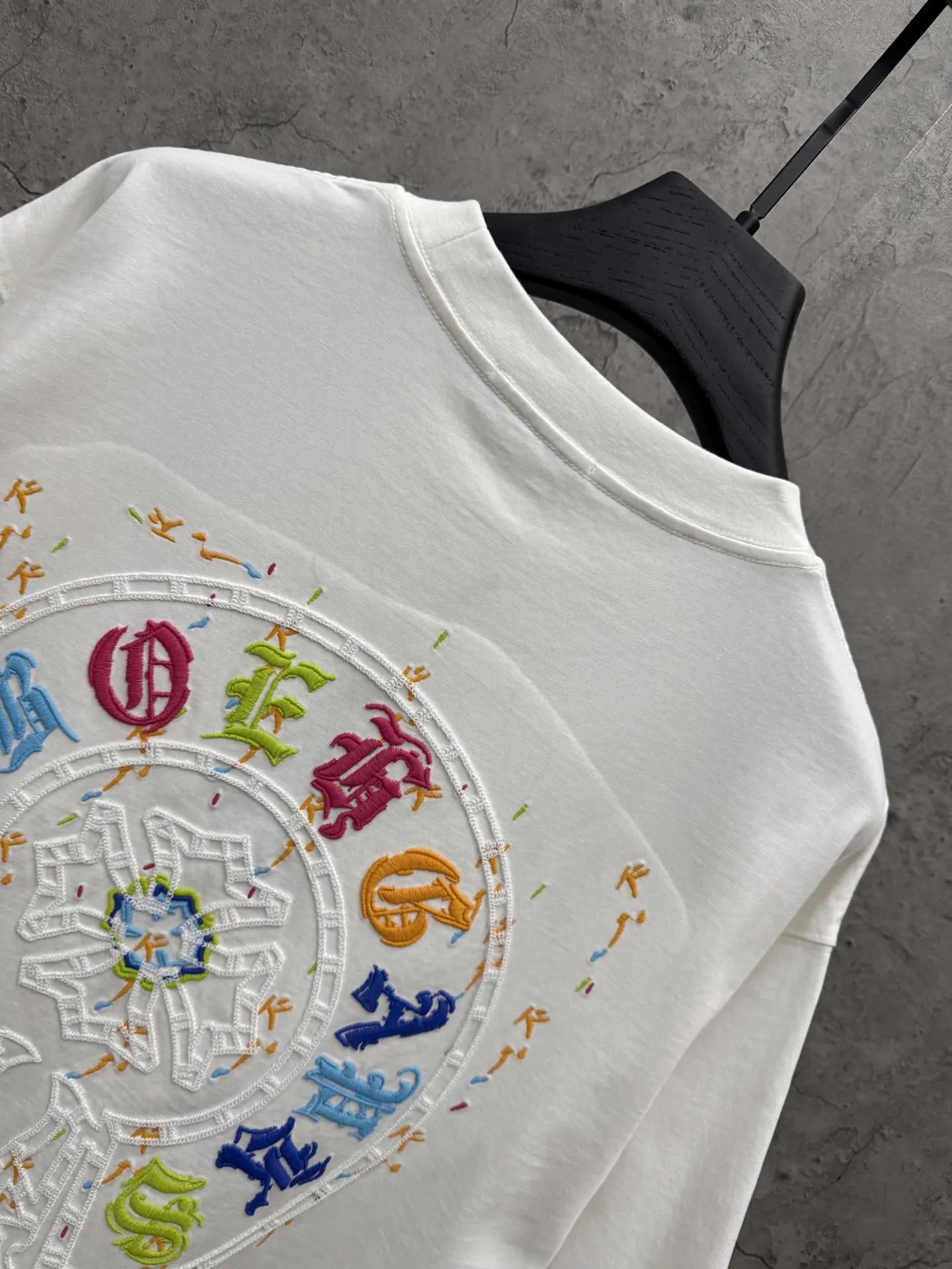 Embroidered Horseshoe Logo Cotton T-Shirt D7815418 — view 4