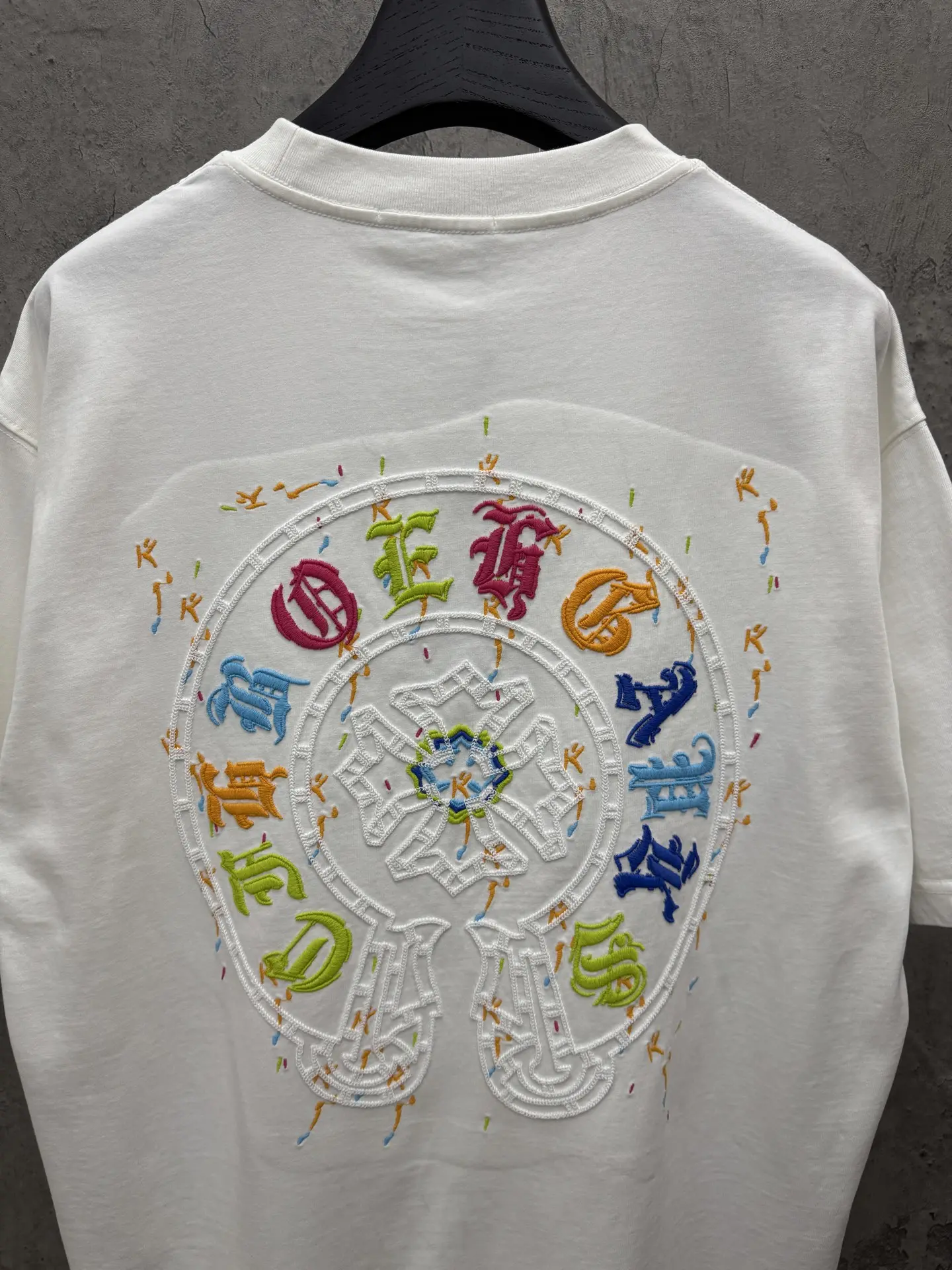 Embroidered Horseshoe Logo Cotton T-Shirt D7815418 — view 7