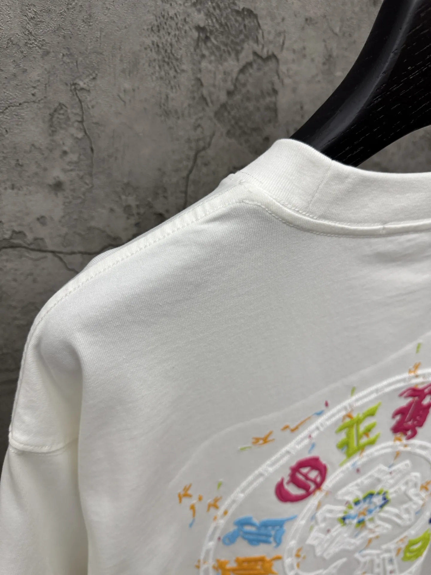 Embroidered Horseshoe Logo Cotton T-Shirt D7815418 — view 9