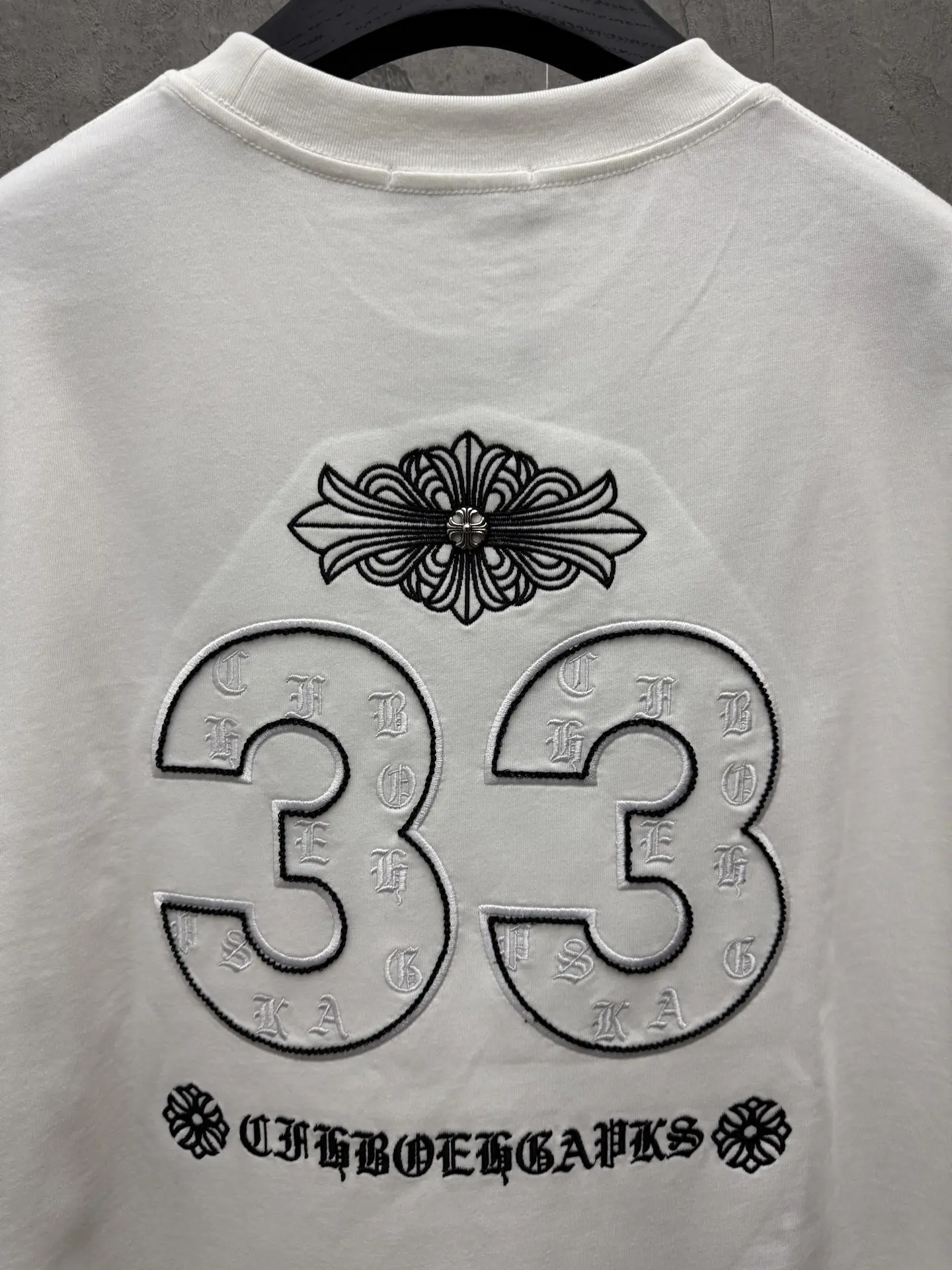 Embroidered Logo Cotton T-Shirt D6815415 — view 7