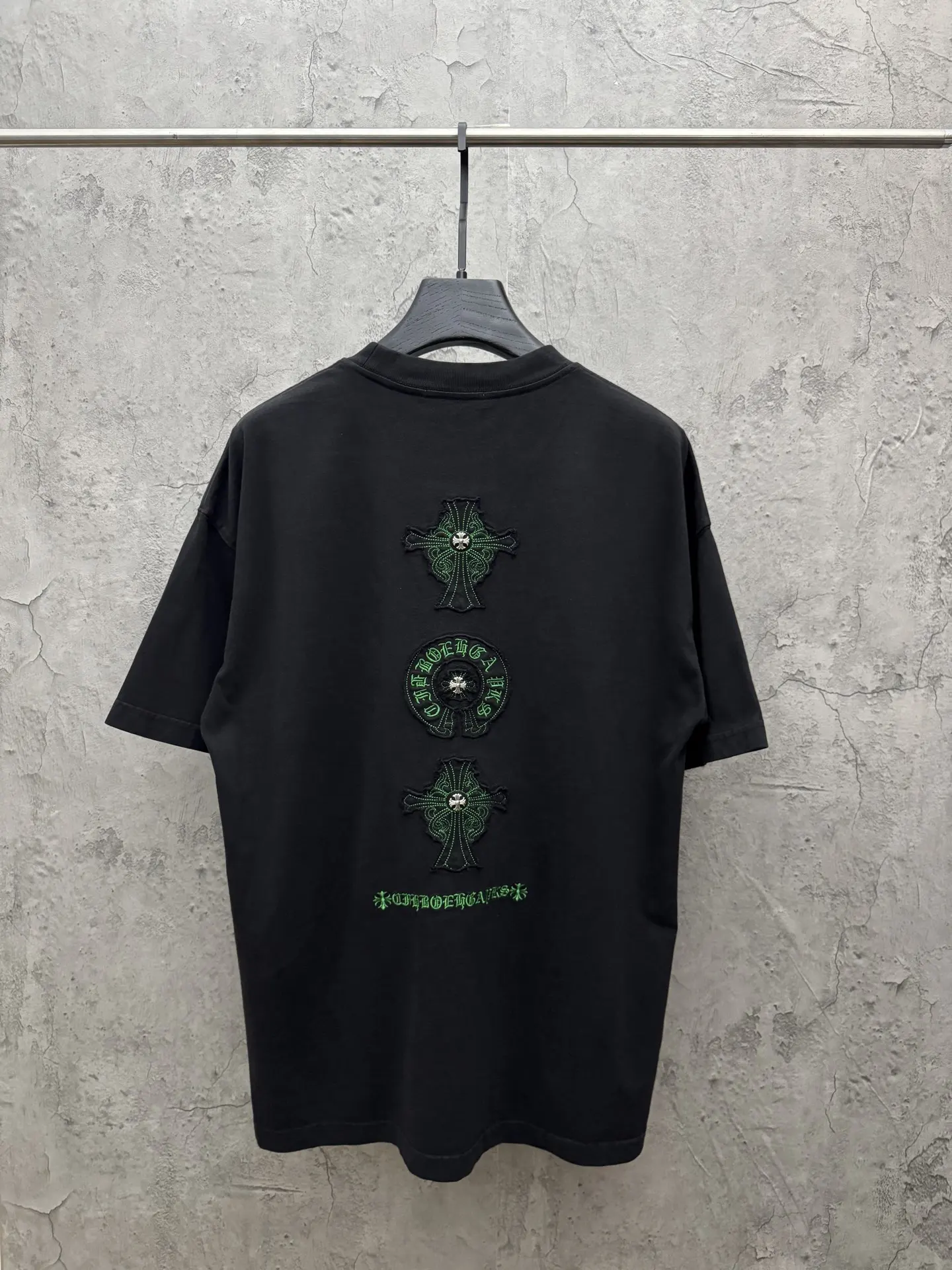 Embroidered Patch Cotton T-Shirt D6515414 — view 2