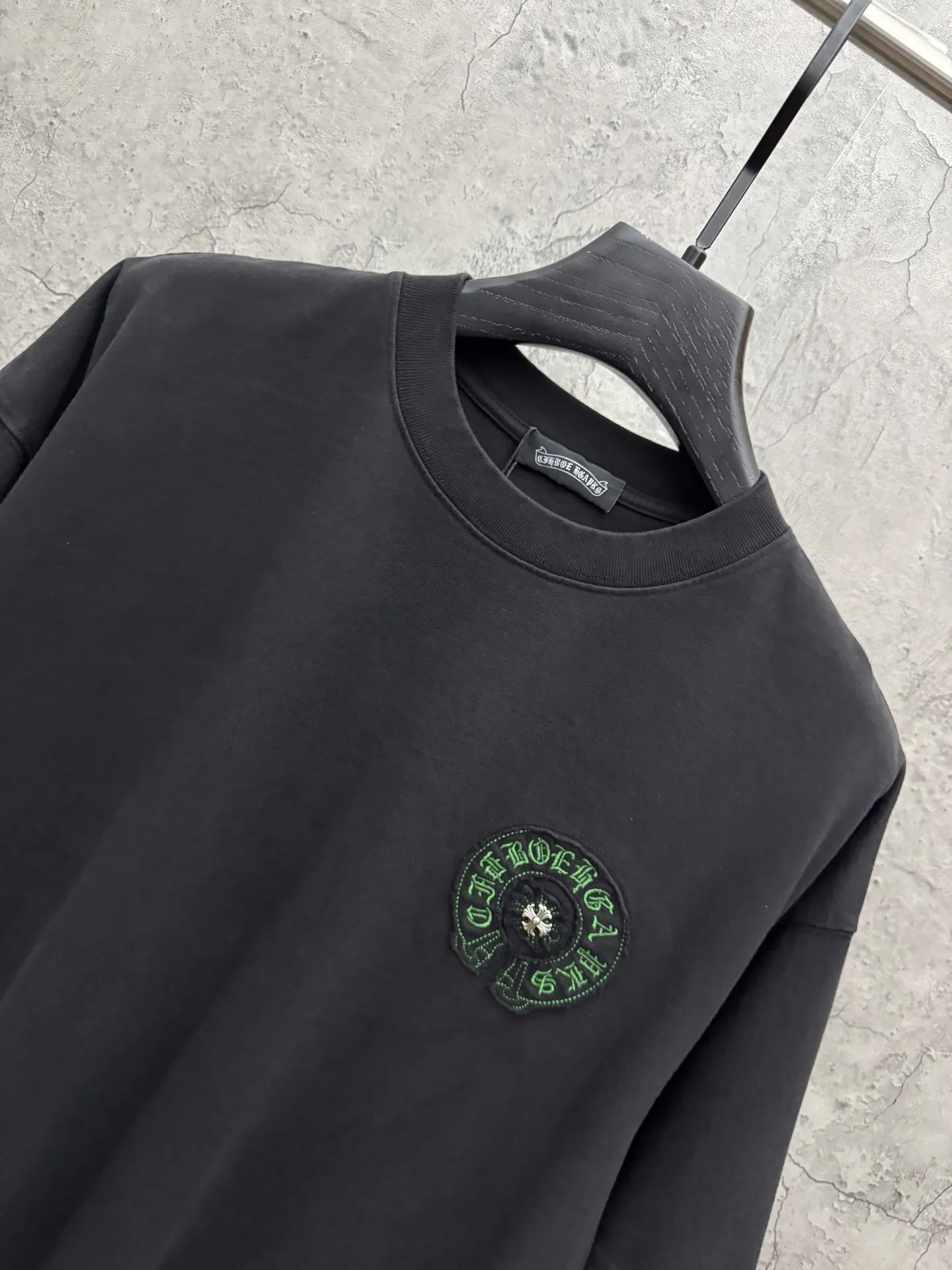 Embroidered Patch Cotton T-Shirt D6515414 — view 3