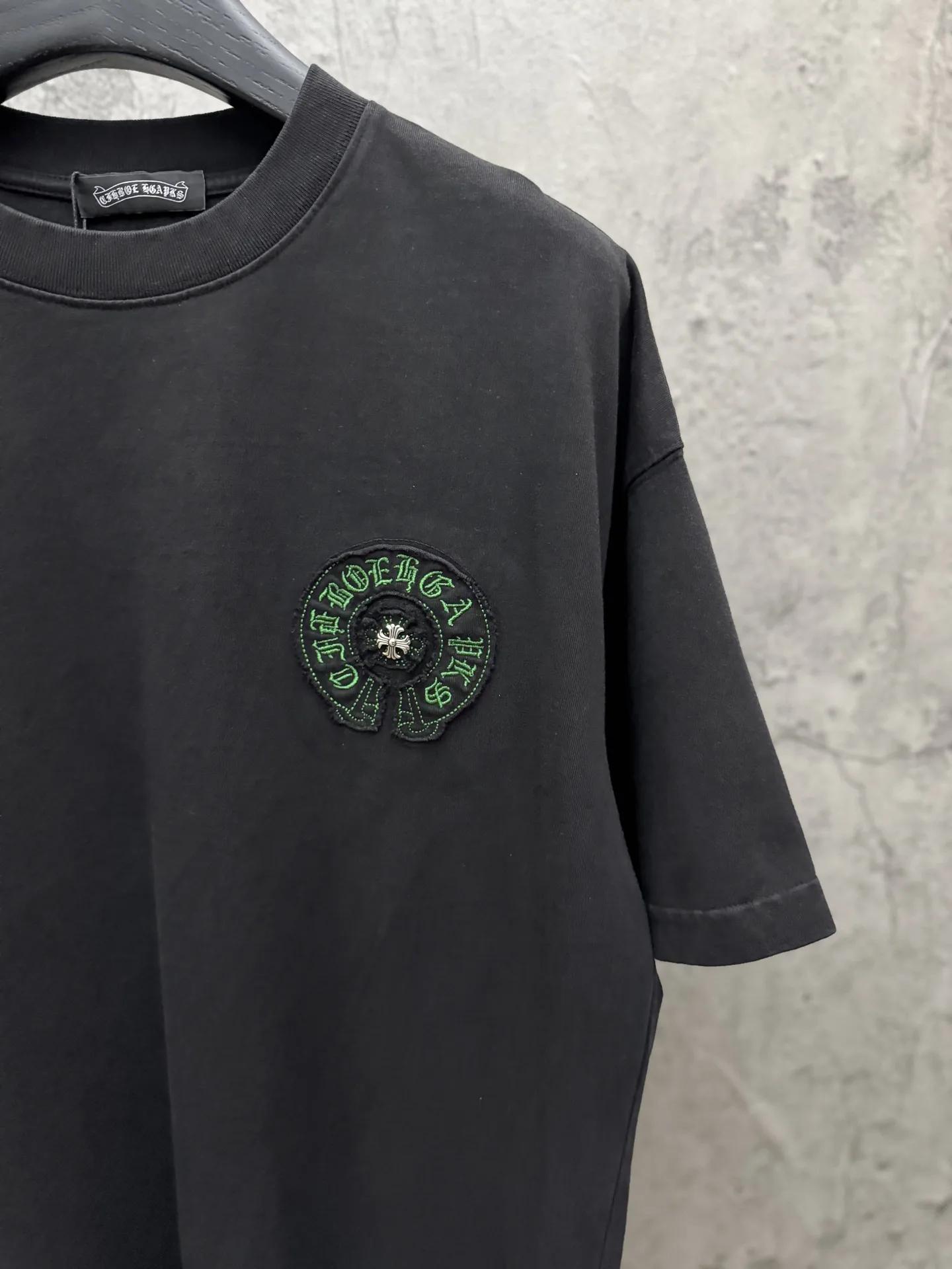 Embroidered Patch Cotton T-Shirt D6515414 — view 5