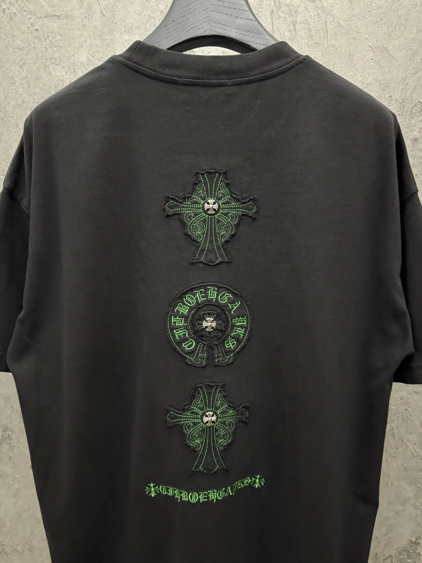 Embroidered Patch Cotton T-Shirt D6515414 — view 7