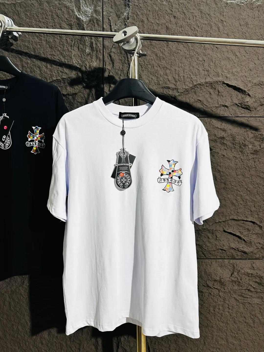 Cross Print Heavyweight Cotton T-Shirt D5515401 — view 4