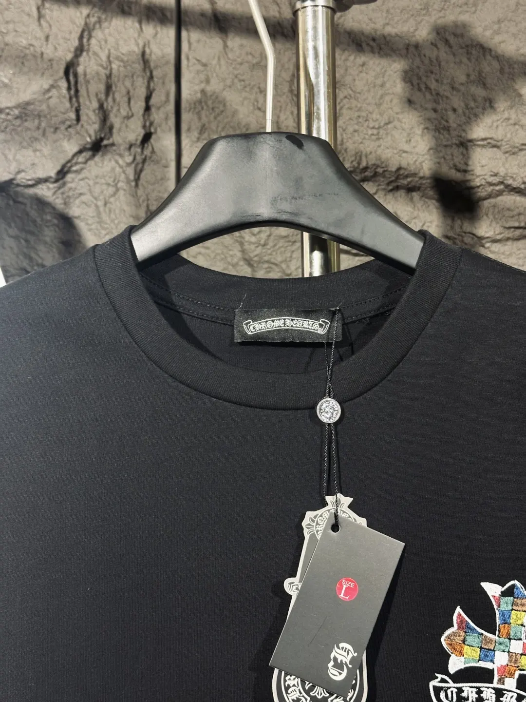 Cross Print Heavyweight Cotton T-Shirt D5515401 — view 7