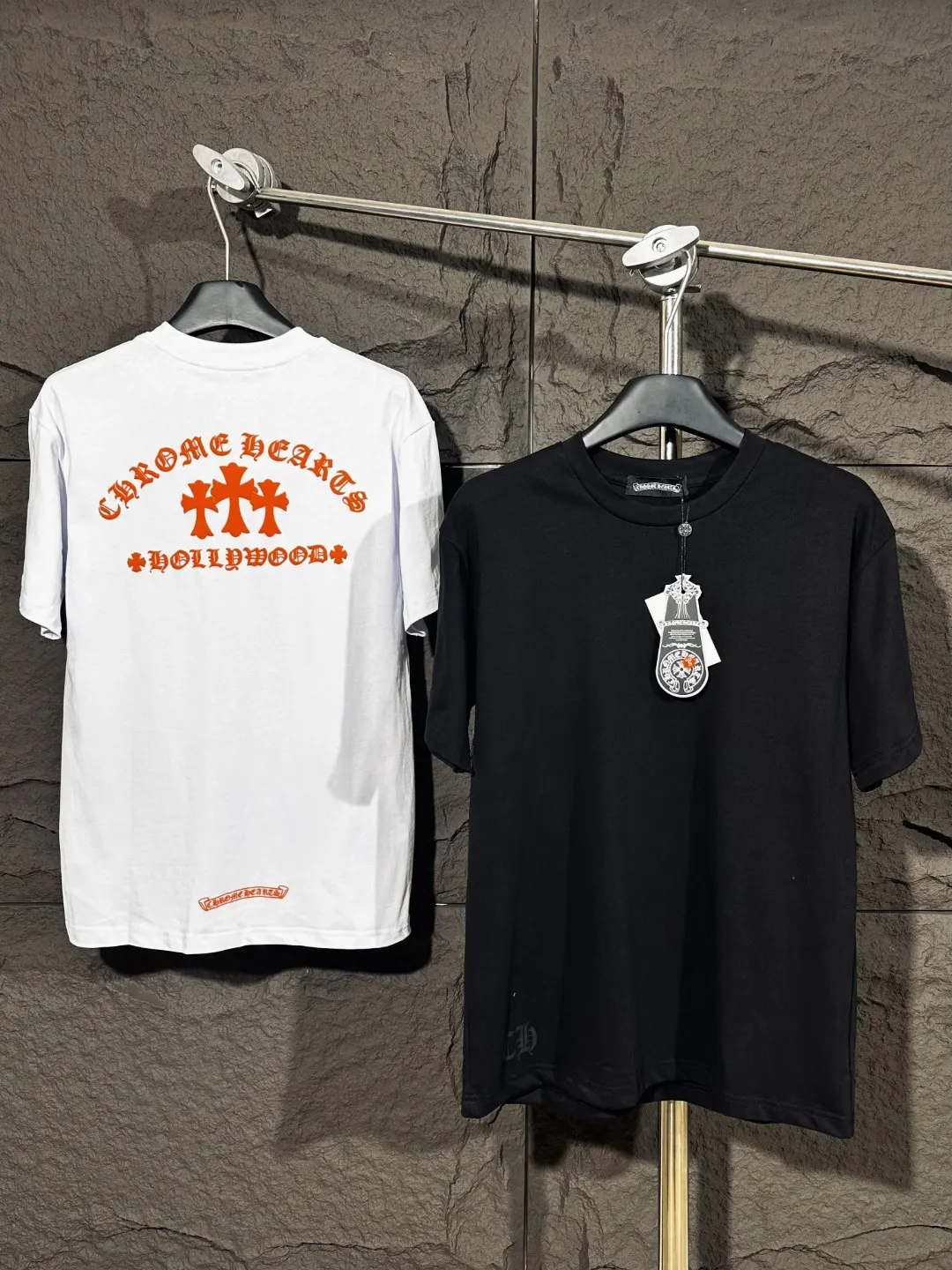 Chrome Hearts Cross Logo Puff Print T-Shirt D4515405