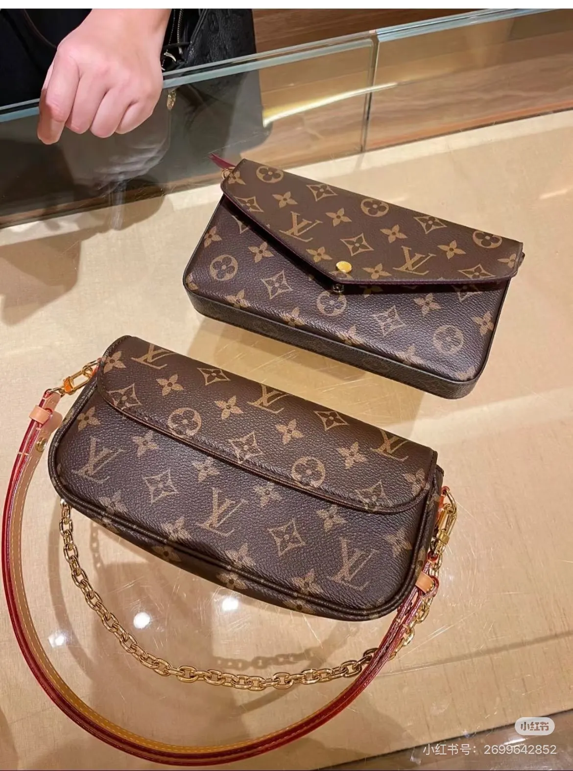 Félicie Pochette Monogram Crossbody Bag D31017999 — view 3