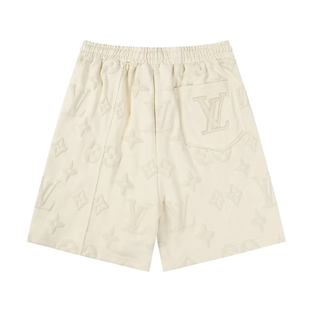 Monogram Embossed Cotton Jersey Shorts D19512837 — view 2