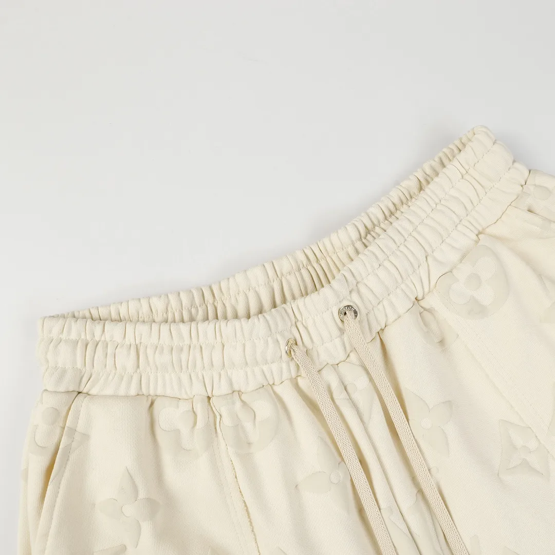 Monogram Embossed Cotton Jersey Shorts D19512837 — view 5