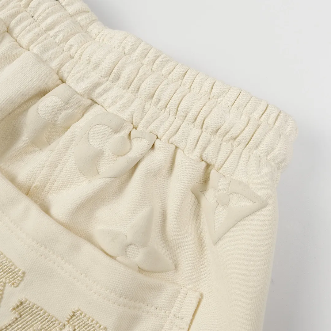 Monogram Embossed Cotton Jersey Shorts D19512837 — view 8