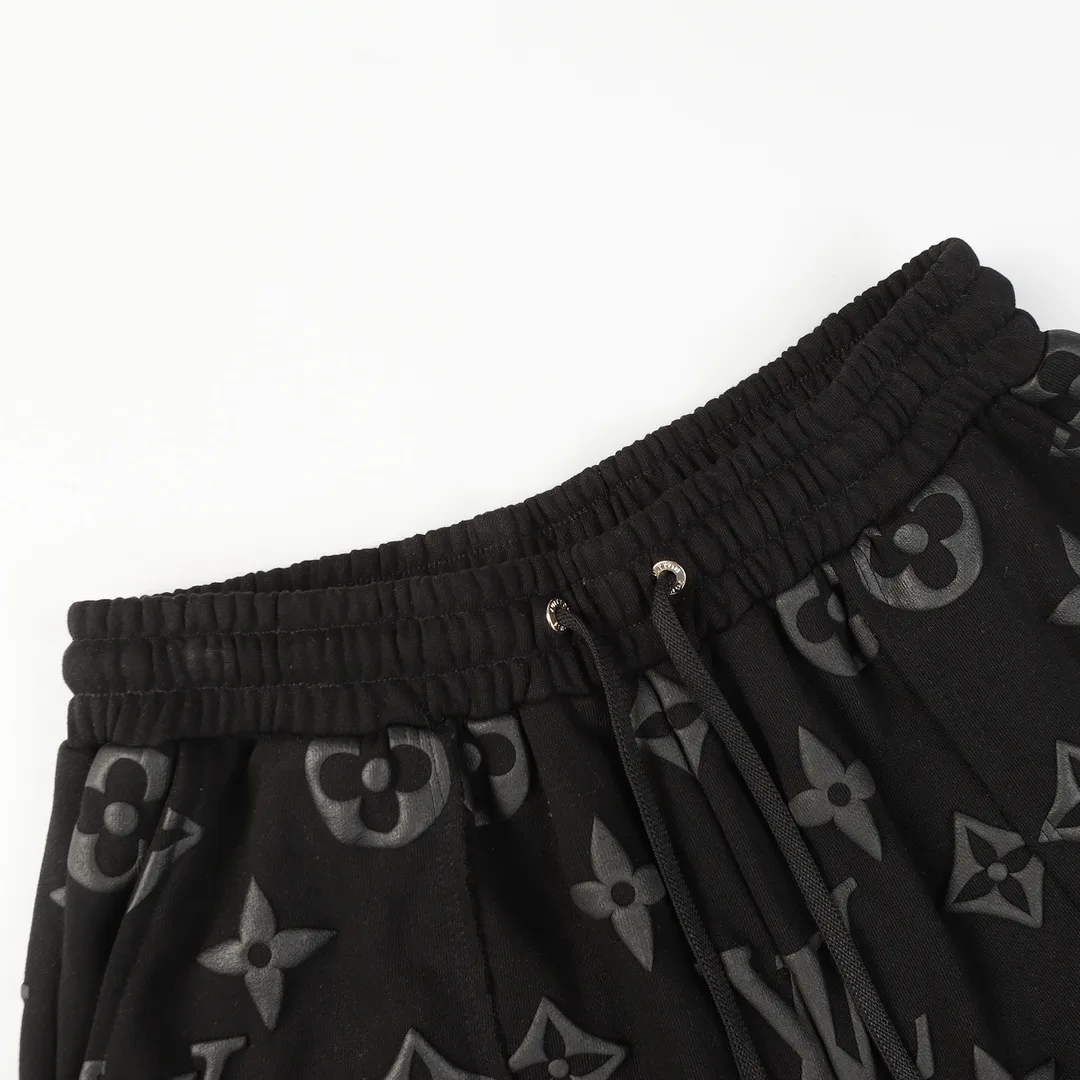 Monogram Puff-Print Drawstring Shorts D19512835 — view 5