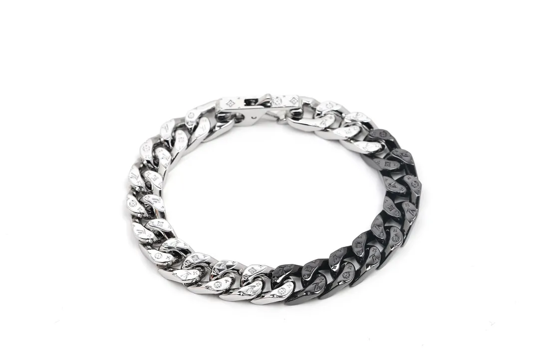 Monogram Chain Links Bracelet (Titanium Steel) D14017408