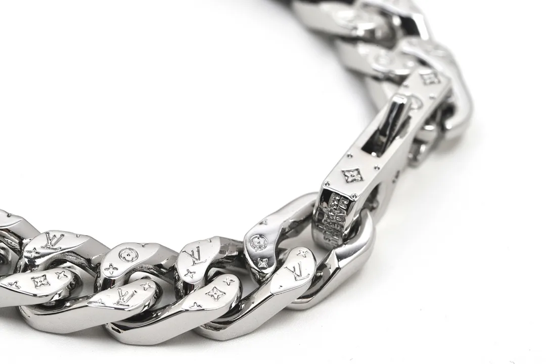 Monogram Chain Links Bracelet (Titanium Steel) D14017408 — view 3
