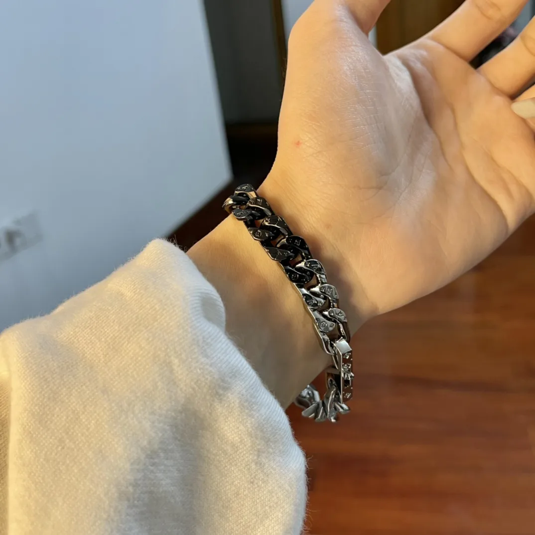 Monogram Chain Links Bracelet (Titanium Steel) D14017408 — view 8