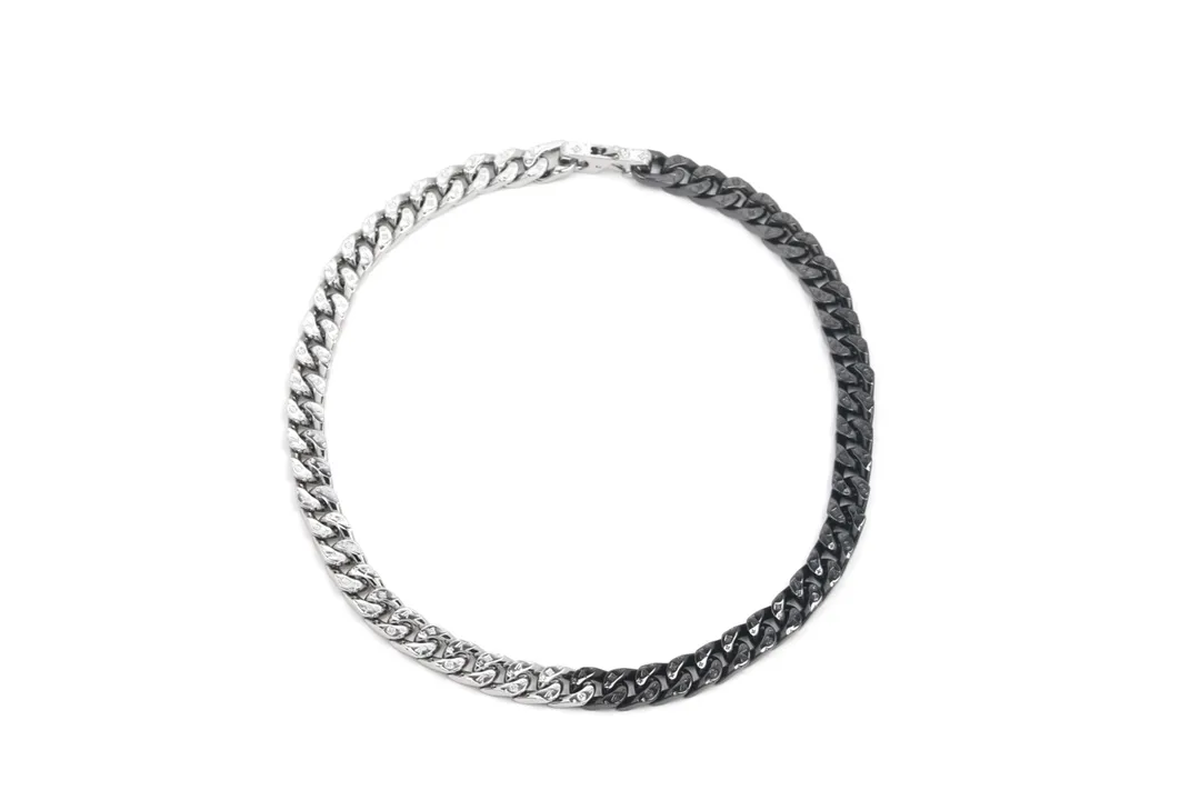 Monogram Chain Links Necklace (Titanium Steel) D17017356