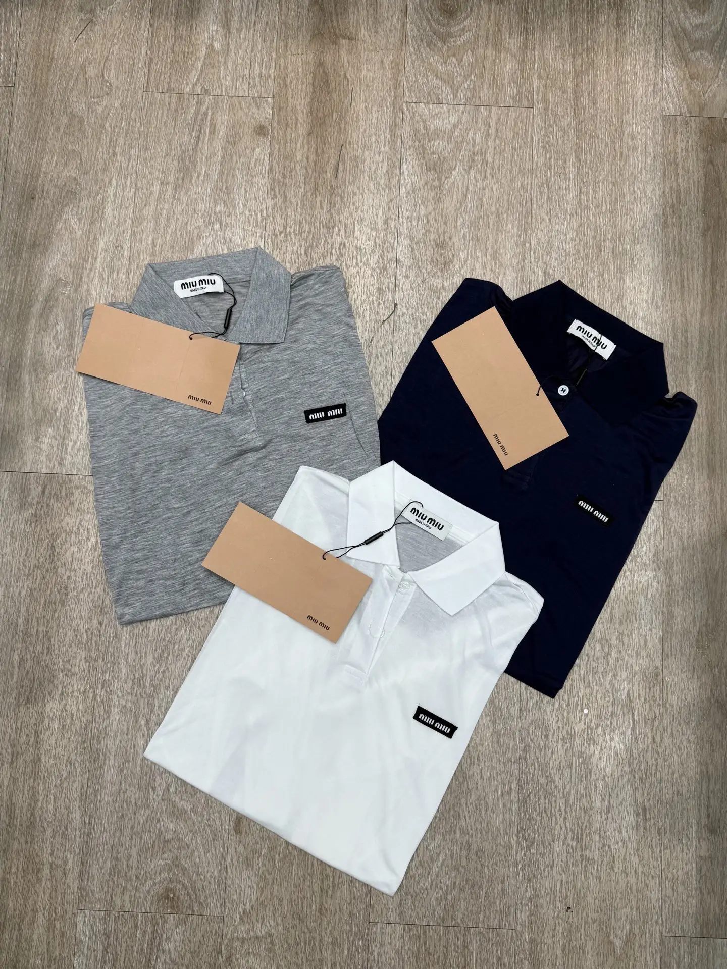Logo-Patch Long-Sleeve Polo Shirt D6915709 — view 2