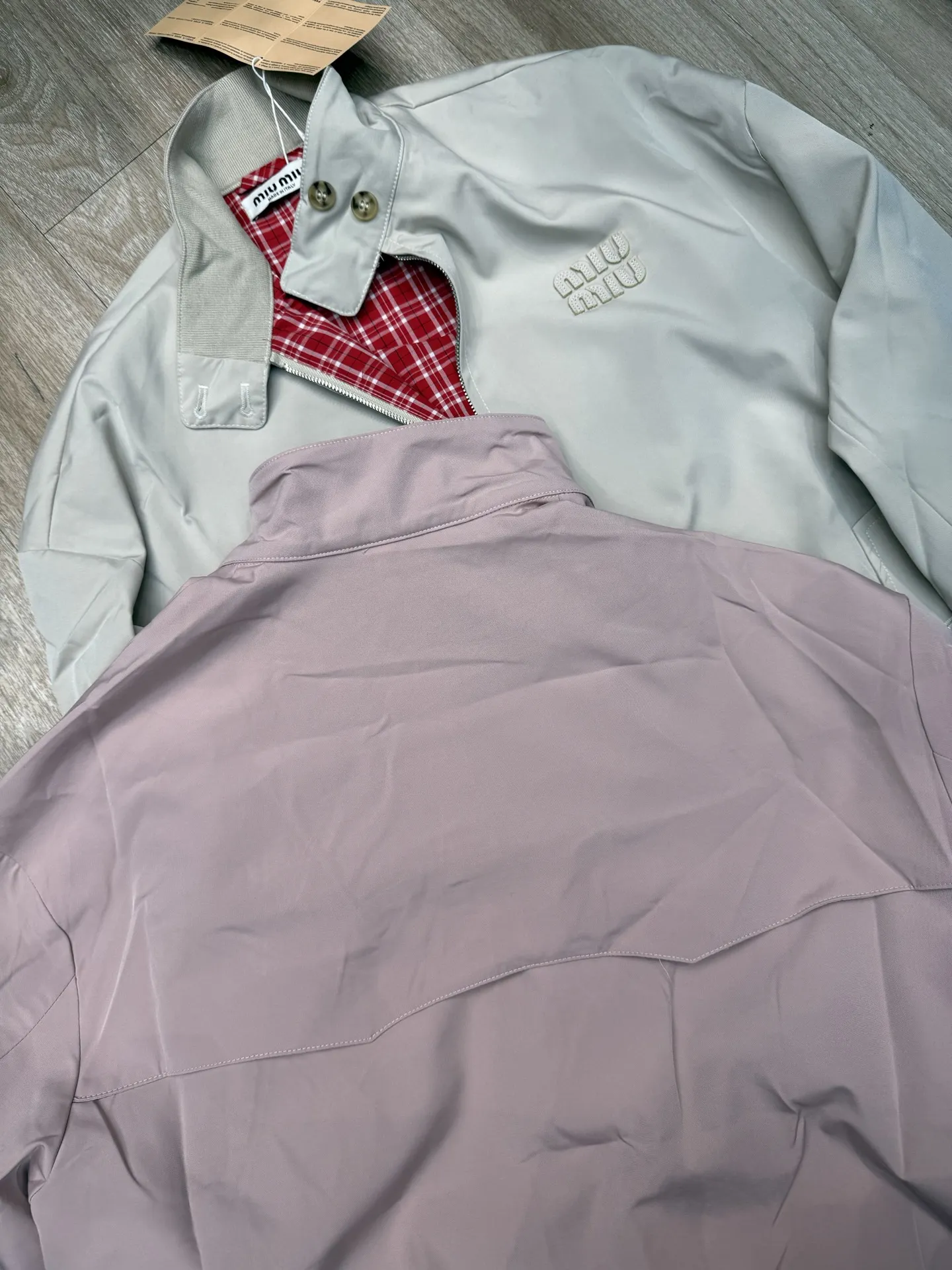 Embroidered Logo Harrington Jacket D13515642 — view 2