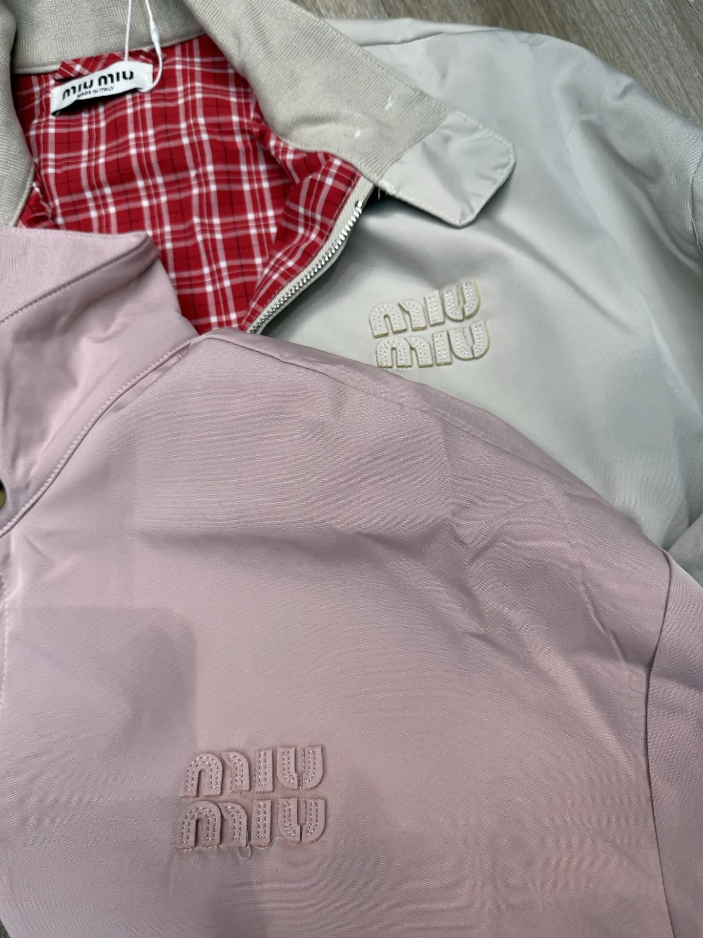 Embroidered Logo Harrington Jacket D13515642 — view 3