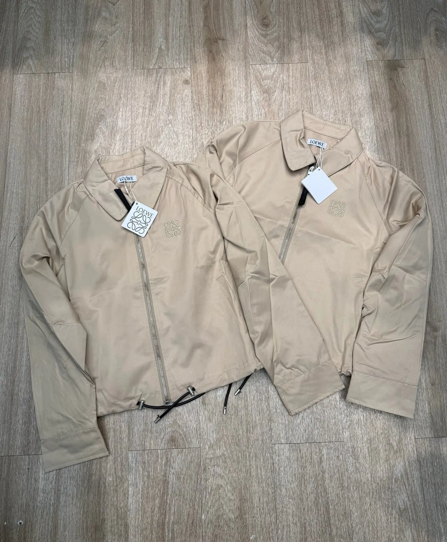 Embroidered Anagram Harrington Jacket D12915641