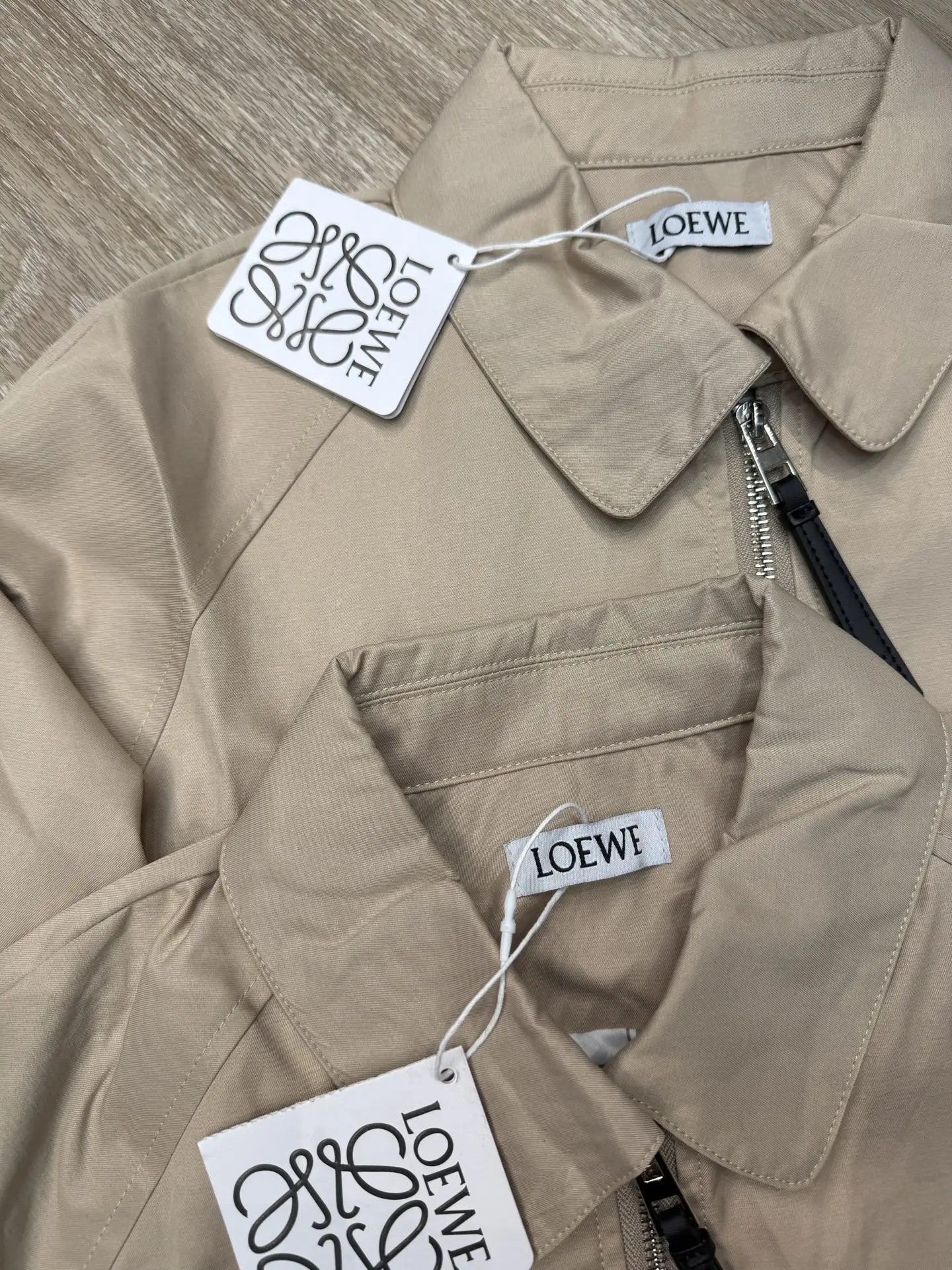 Embroidered Anagram Harrington Jacket D12915641 — view 3