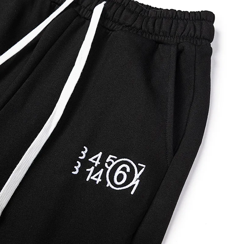 MM6 Logo Embroidered Cotton-Blend Sweatpants D8515575 — view 7