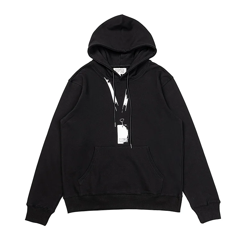 ID Tag Graphic Print Hoodie D9015571 — view 2