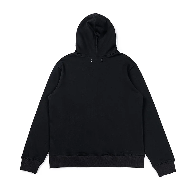 Numeric Logo Embroidered Cotton Hoodie D9015569 — view 3