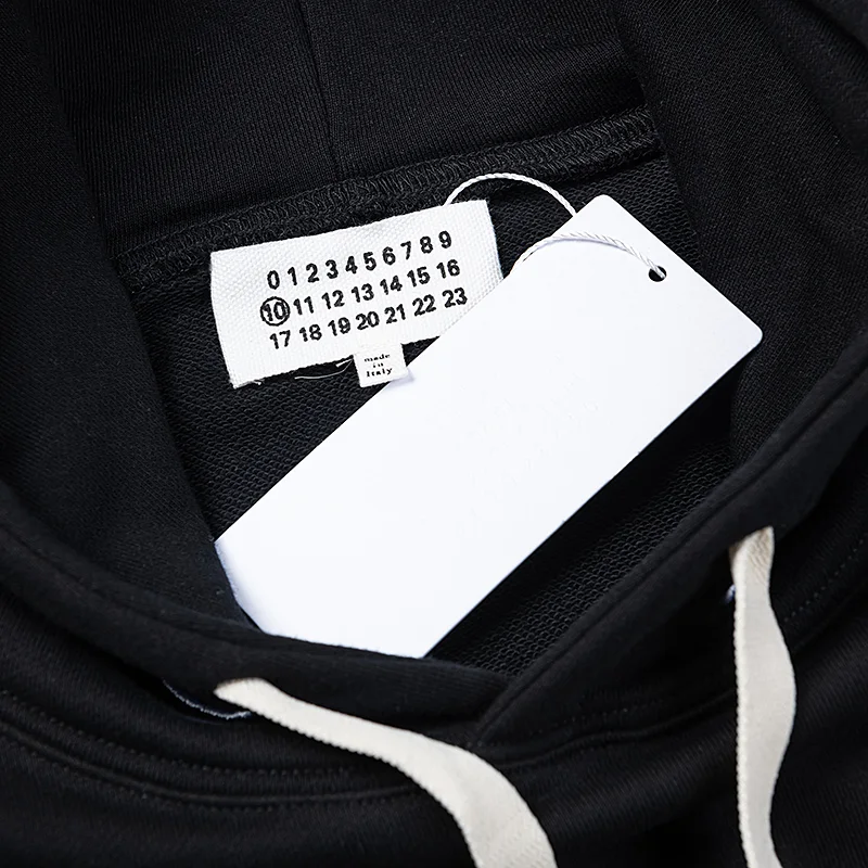 Numeric Logo Embroidered Cotton Hoodie D9015569 — view 8