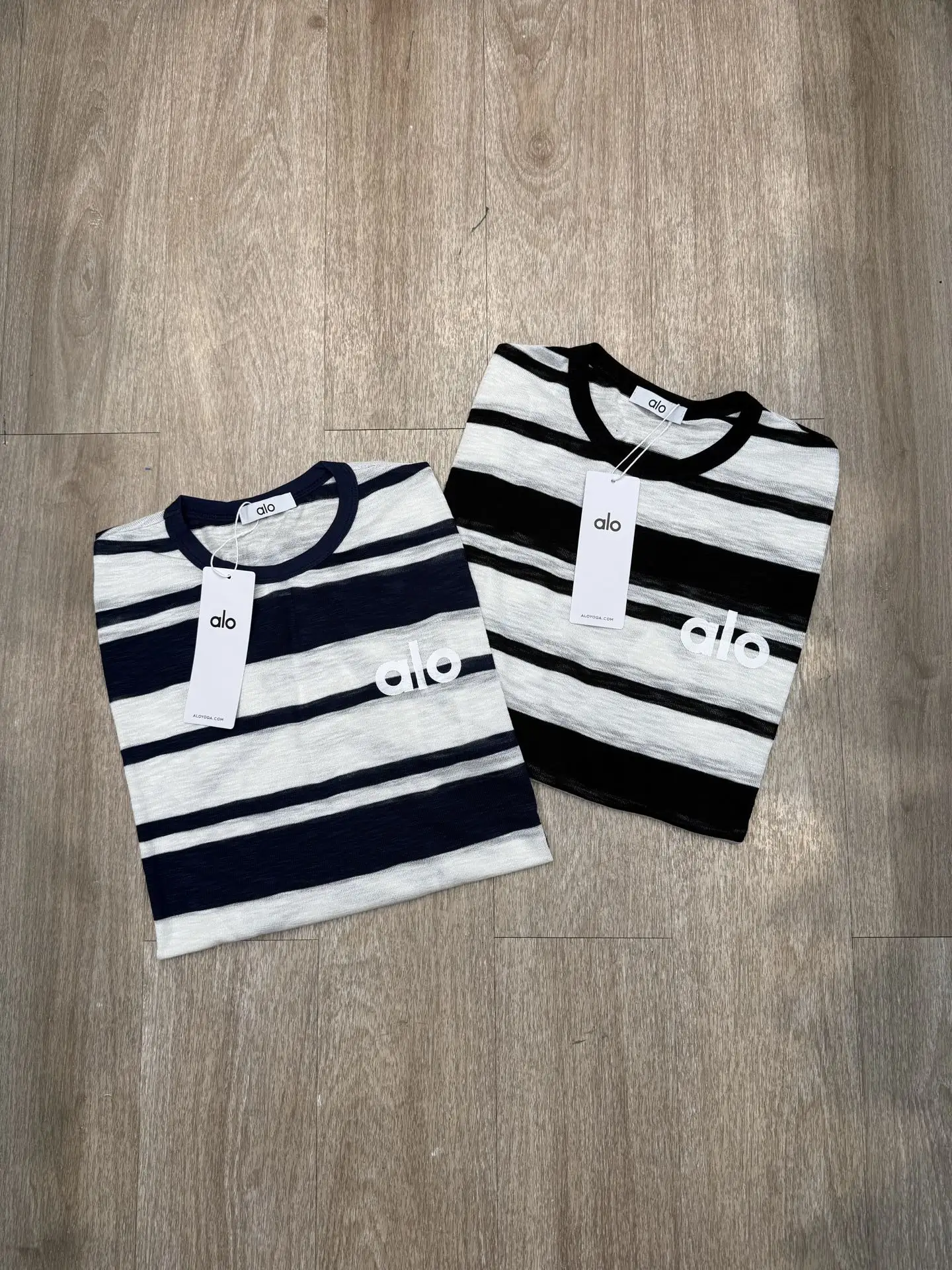 Striped Long-Sleeve Logo T-Shirt D5915638 — view 2