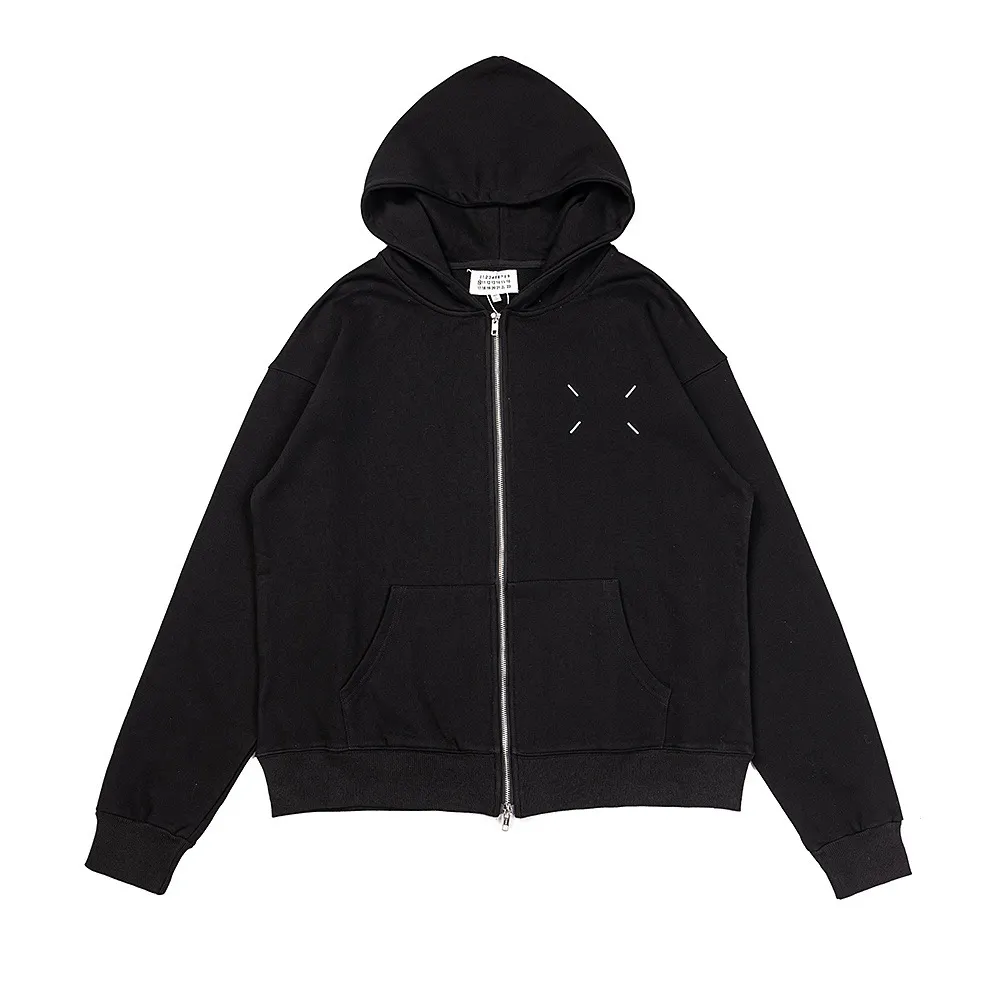 Maison Margiela Four-Stitch Zip-Up Hoodie D10915564 — view 2