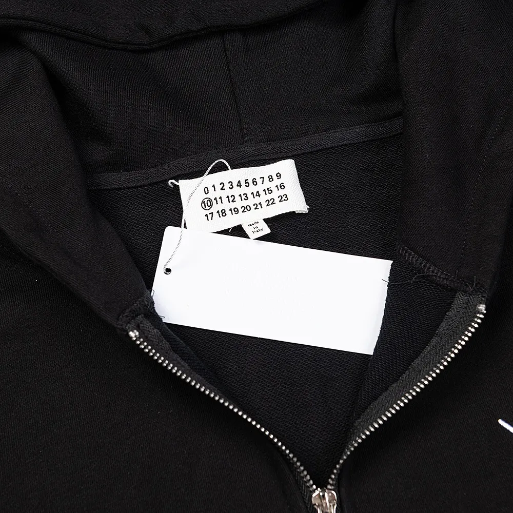 Maison Margiela Four-Stitch Zip-Up Hoodie D10915564 — view 8