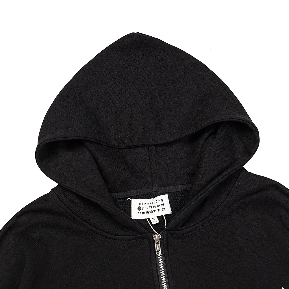 Maison Margiela Four-Stitch Zip-Up Hoodie D10915564 — view 9