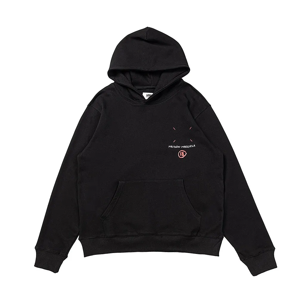 Maison Margiela Numeric Logo Cotton Hoodie D9015563 — view 2