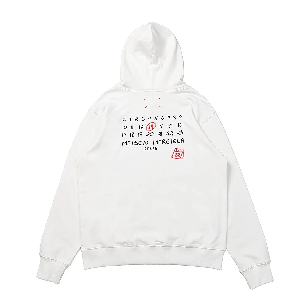 Maison Margiela Numeric Logo Cotton Hoodie D9015563 — view 5